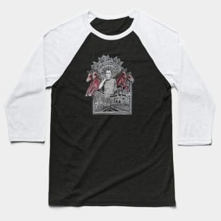 Charles Bukowski And Horses Baseball T-Shirt